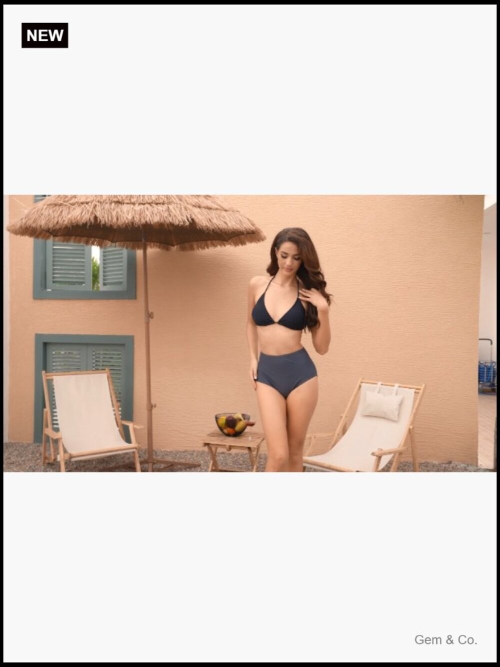 Women's High Waist Retro Full Coverage Bikini Swimsuit Bottom - Picture 7 of 7